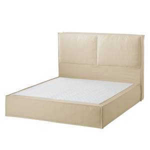 Lit boxspring Kinx Coton Kielo: Sable - 180 x 200cm - D2 souple - 130 cm