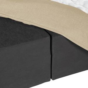 Letto boxspring Kinx Cotone Kielo: sabbia - 180 x 200cm - H2 - 130 cm