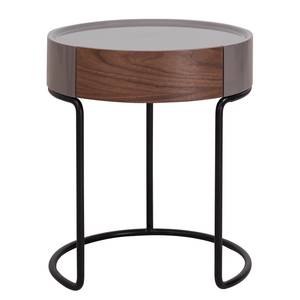 Tavolino Don Materiale a base di legno/metallo - marrone/nero