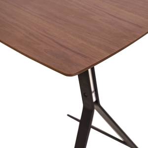 Table d’appoint Grove Matériau dérivé du bois / Métal - Marron / Noir