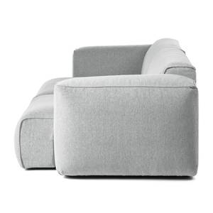 Sofa Hudson VII (3-Sitzer) Strukturstoff - Webstoff Saia: Hellgrau