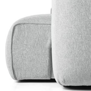 Sofa Hudson VII (3-Sitzer) Strukturstoff - Webstoff Saia: Hellgrau