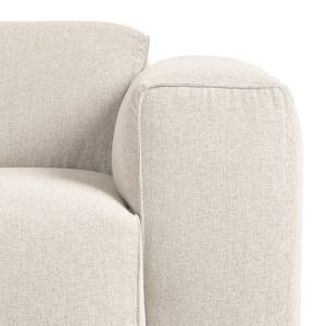 Ecksofa HUDSON 1,5-Sitzer mit Longchair Webstoff Saia: Beige - Longchair davorstehend links