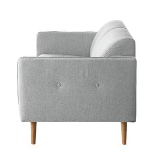 Sofa Cala II (3-Sitzer) Strukturstoff - Webstoff Saia: Hellgrau