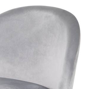 Gestoffeerde stoel Talvik Massief beukenhout/fluweel - beukenhout - Grijs