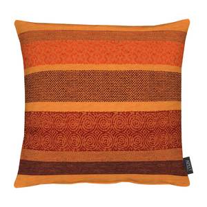 Sierkussen Oregon Geweven stof - Oranje/rood - 45x45cm