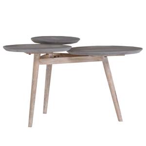 Table d'appoint Karis Manguier massif - Gris / Manguier