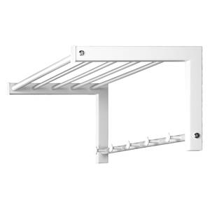 Porte-manteaux mural Hytop métal - Blanc