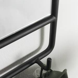 Wandspiegel Opp Metall - Schwarz