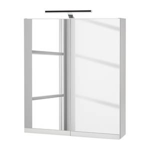 Armoire de toilette Pesaro Gris - Bois manufacturé - 60 x 74 x 16 cm