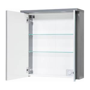 Spiegelschrank Levi Grau - Holzwerkstoff - 65 x 73 x 24 cm