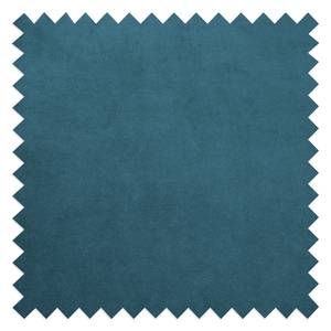 Méridienne Tavani (convertible) Velours - Velours Jila: Bleu ciel