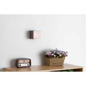 Wandlamp Pilpala Bruin - Hout - 10 x 10 x 10 cm