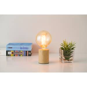Tafellamp Porras Bruin - Hout - Hoogte: 10 cm