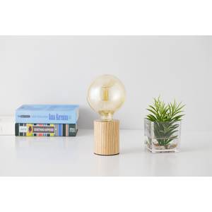 Lampe Porras Marron - Bois/Imitation - Hauteur : 10 cm