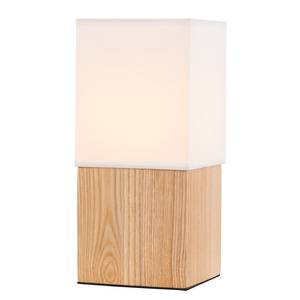 Lampe Topeno Blanc - Textile - Bois/Imitation - 11 x 25 x 11 cm