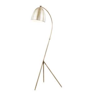 Lampada da terra Lykke Metallo - 1 punto luce - Ottone