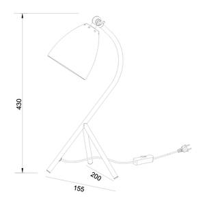 Lampe Lykke Métal - 1 ampoule - Cuivre