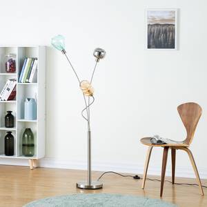 Staande lamp Brooklyn Veiligheidsglas/ijzer - 3 lichtbronnen