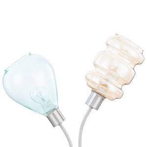 Lampe Brooklyn Verre de sécurité / Fer - 2 ampoules