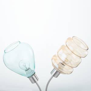 Lampe Brooklyn Verre de sécurité / Fer - 2 ampoules