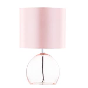 Lampe Gilze Tissu mélangé / Verre de sécurité - 1 ampoule - Mauve