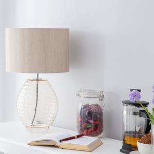 Lampe Brighton Tissu mélangé / Verre de sécurité - 1 ampoule