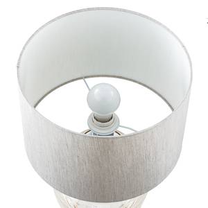Tafellamp Brighton Textielmix/veiligheidsglas - 1 lichtbron