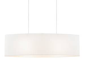 Hanglamp Son Textielmix/ijzer - 2 lichtbronnen - Wit