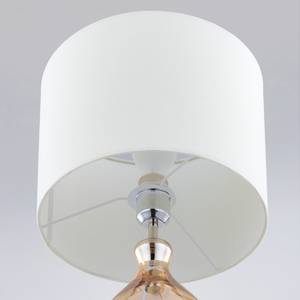 Tafellamp Loster Textielmix/veiligheidsglas - 1 lichtbron - Crème