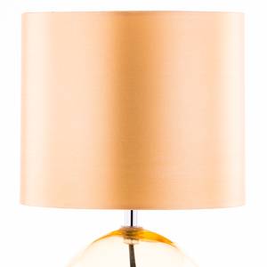 Tafellamp Gilze Textielmix/veiligheidsglas - 1 lichtbron - Goud