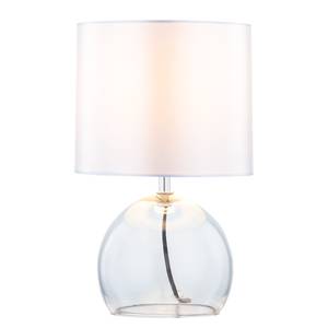 Lampe Gilze Tissu mélangé / Verre de sécurité - 1 ampoule - Granit
