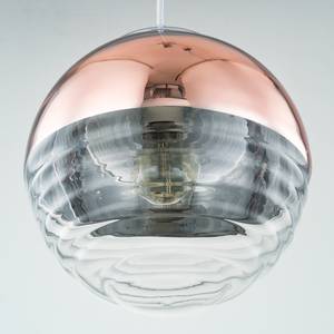 Hanglamp Best Veiligheidsglas - 1 lichtbron - Koper