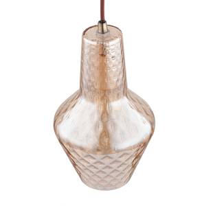 Hanglamp Vabell glas/metaal - Beige