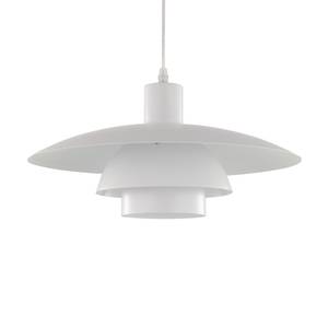 Hanglamp Leech aluminium - Wit