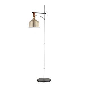 Lampadaire Wiiken Aluminium - Laiton / Noir