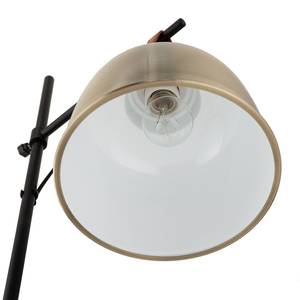 Staande lamp Wiiken aluminium - messingkleurig/zwart