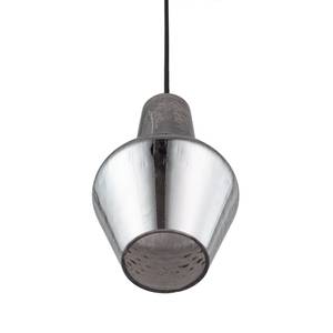 Hanglamp Vabell glas/metaal - Grijs
