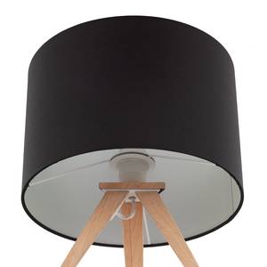 Lampe Iver Tissu mélangé - Noir