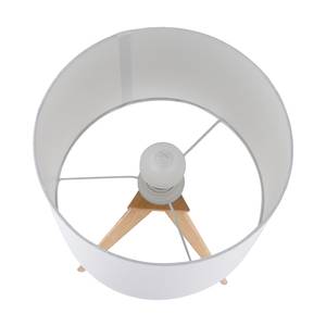 Lampe Iver Tissu mélangé - Blanc