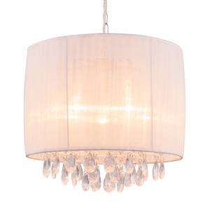 Hanglamp Eloise organza/plexiglas - 5 lichtbronnen - Wit