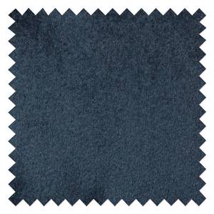Eetkamerstoelen Lillu (set van 2) fluweel/staal - zwart/donkerblauw - Blauw