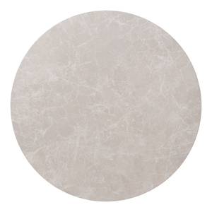 Table basse Kess Imitation marbre gris clair / Noir