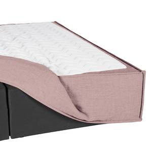 Premium boxspring KINX fluweel - 180x200 cm - Velours Fraya: Mauve - 180 x 200cm - H2 zacht - 130cm