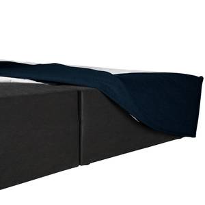 Premium Boxspringbett KINX Samt - 180x200 cm - Samt Fraya: Marineblau - 180 x 200cm - H2 - 130 cm