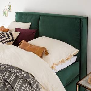 Letto boxspring Kinx Velluto - 180x200 cm - Velluto Fraya: verde laghetto - 180 x 200cm - H2 - 130 cm