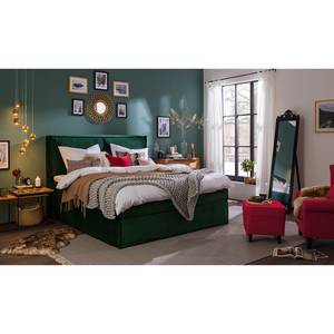 Letto boxspring Kinx Velluto - 180x200 cm - Velluto Fraya: verde laghetto - 180 x 200cm - H2 - 130 cm