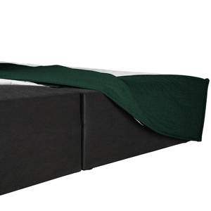 Premium Boxspringbett KINX Samt Fraya: Teichgrün - 180 x 200cm - H2 - 130 cm