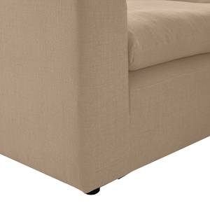 Ecksofa Velada Webstoff - Cappuccino