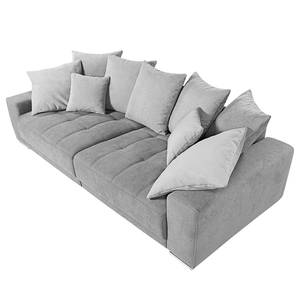 Bigsofa Stonda Microfaser - Grau